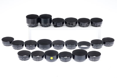 Lot 351 - A Selection of Nikon Metal Clip-on Lens Hoods