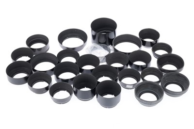 Lot 355 - A Selection of Nikon Metal Clip-on Lens Hoods