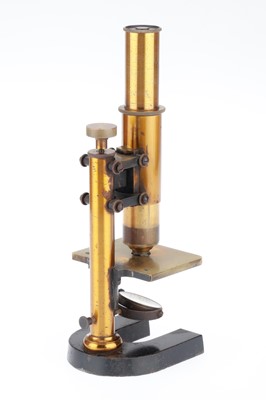 Lot 432 - A Leitz Wetzlar Brass Microscope