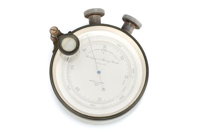 Lot 296 - Surveying & Mining Aneroid Barometer, Negretti & Zambra