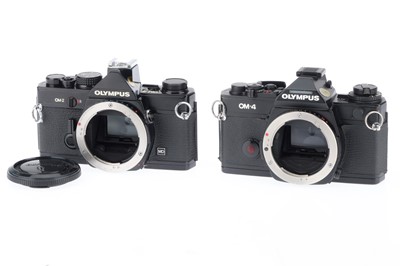 Lot 108 - A Pair of Olympus OM Camera Bodies