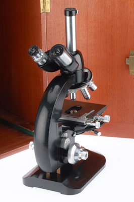 Lot 447 - Reichert Trinocular Microscope