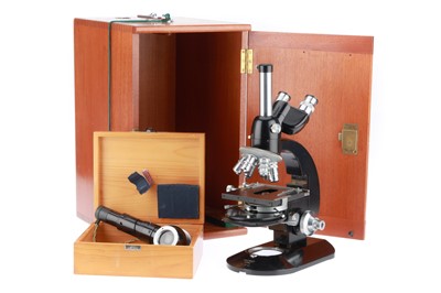 Lot 447 - Reichert Trinocular Microscope