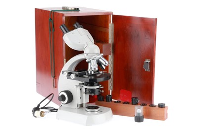 Lot 448 - Zeiss Binocular Microscope