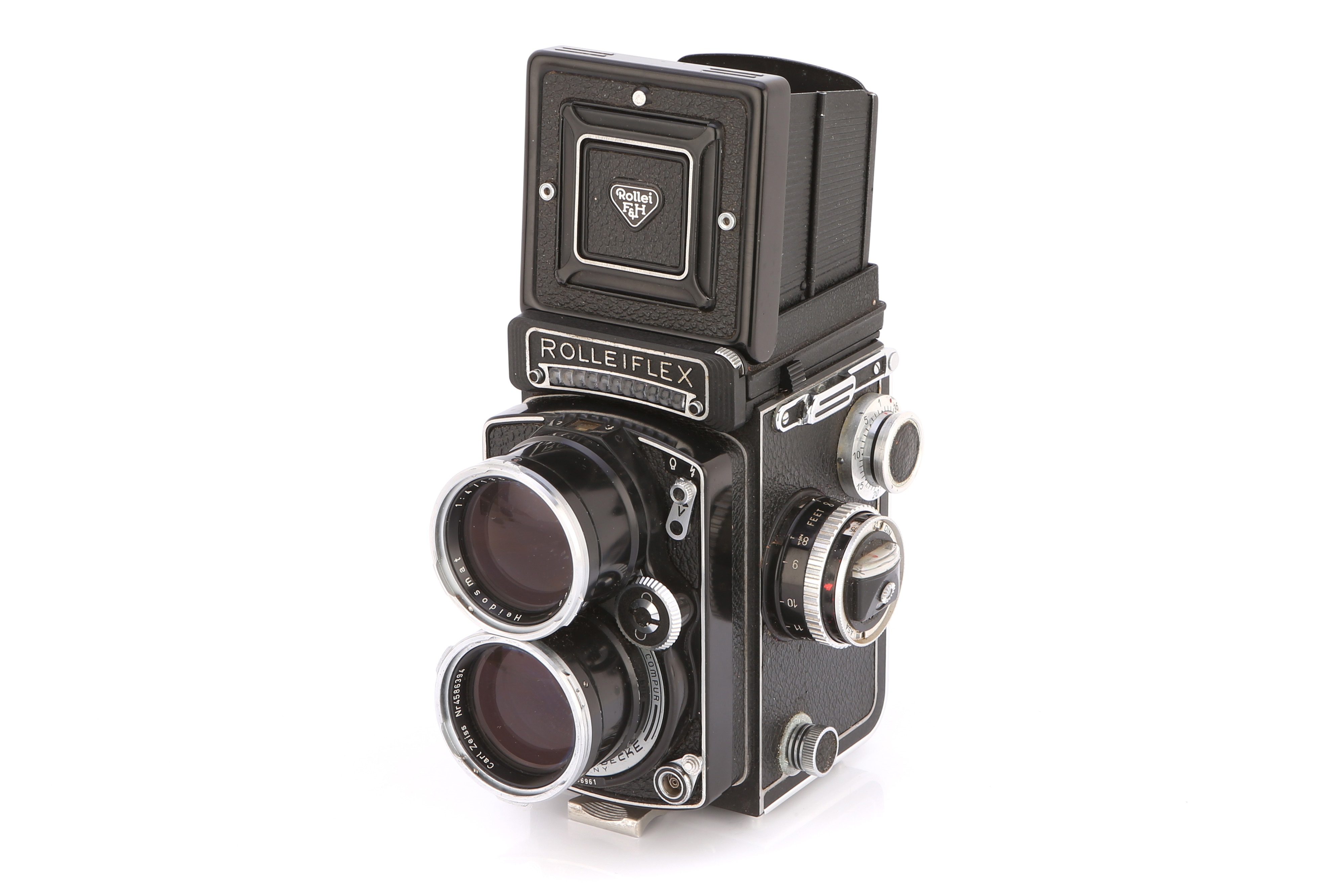 Lot 411 - A Rollei Tele-Rolleiflex TLR Camera,