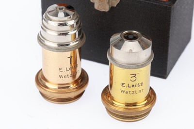 Lot 443 - Early Leitz Microscope