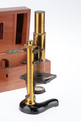 Lot 443 - Early Leitz Microscope