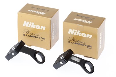 Lot 384 - A Pair of Nikon DL-1 Eyepiece Illuminators