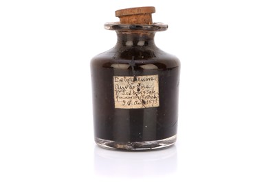 Lot 42 - An Unusual Bottle of Petroleum from an 1875 Sotheby's Sale