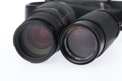 Lot 141 - A Selection of 35mm Camera Lenses