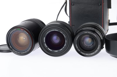 Lot 141 - A Selection of 35mm Camera Lenses