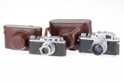 Lot 166 - A Pair of Zorki Rangefinder Cameras