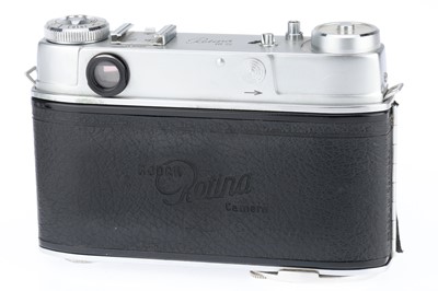 Lot 73 - A Kodak Retina IIIS 35mm Rangefinder Three Lens Camera Outfit