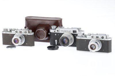 Lot 167 - A Group of FED Rangefinder Cameras