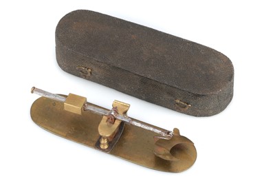 Lot 376 - A brass and steel Benjamin Stubbs Guinea Scale