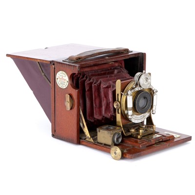 Lot 234 - A J. Lizars Tropical Challenge Model C Quarter Plate Mahogany Camera