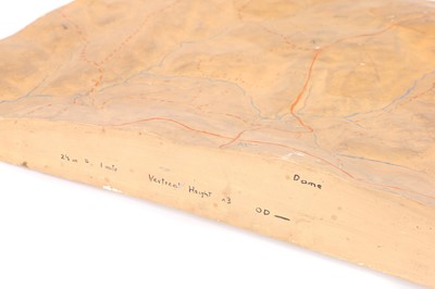 Lot 76 - A Polychrome-Painted Plaster Didactic Geological Model