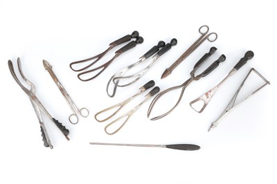 Lot 554 - Collection of 19th Century Obstetric Surgical Instruments