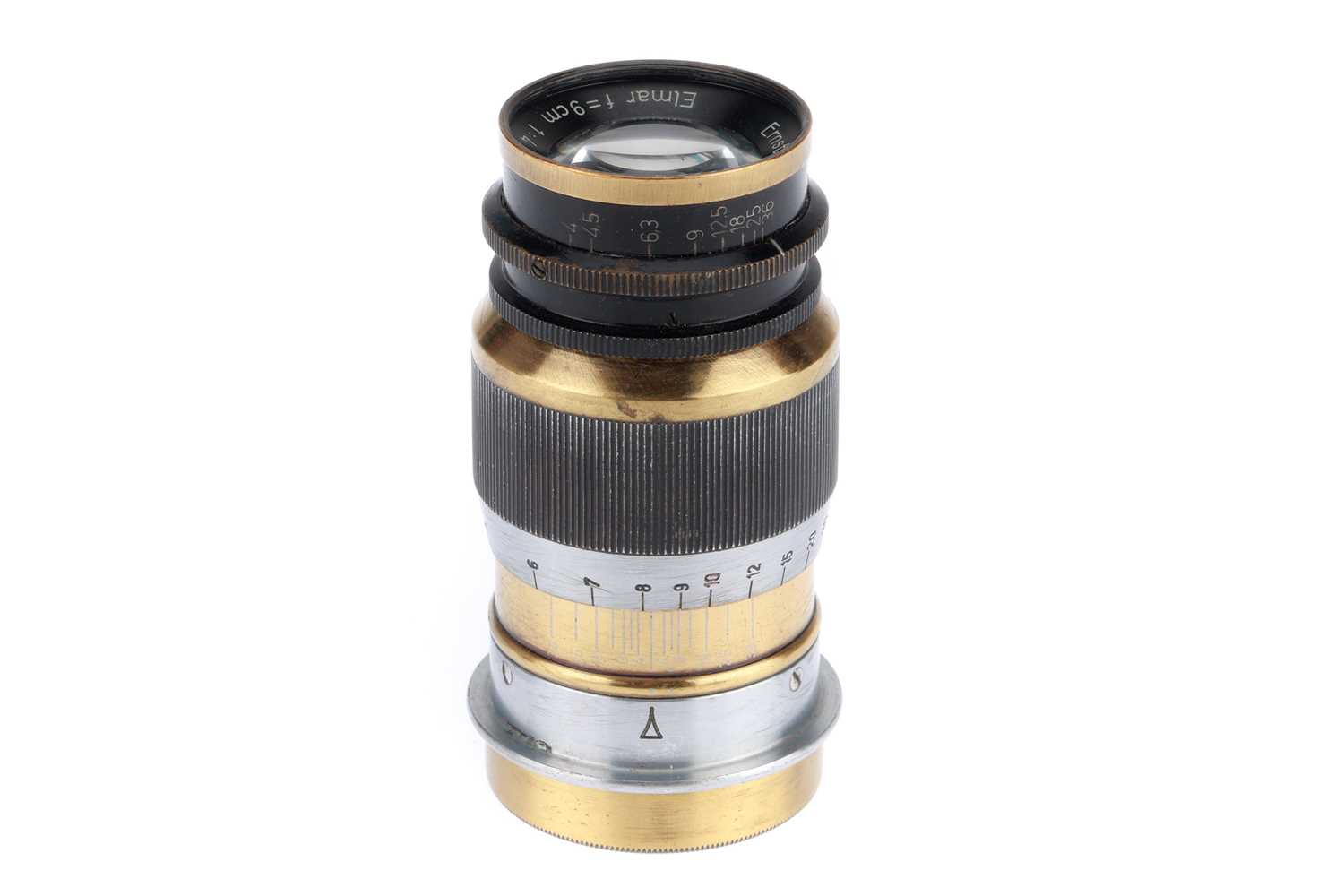 Lot 18 - A Leitz Wetzlar f/4 9cm Elmar Lens