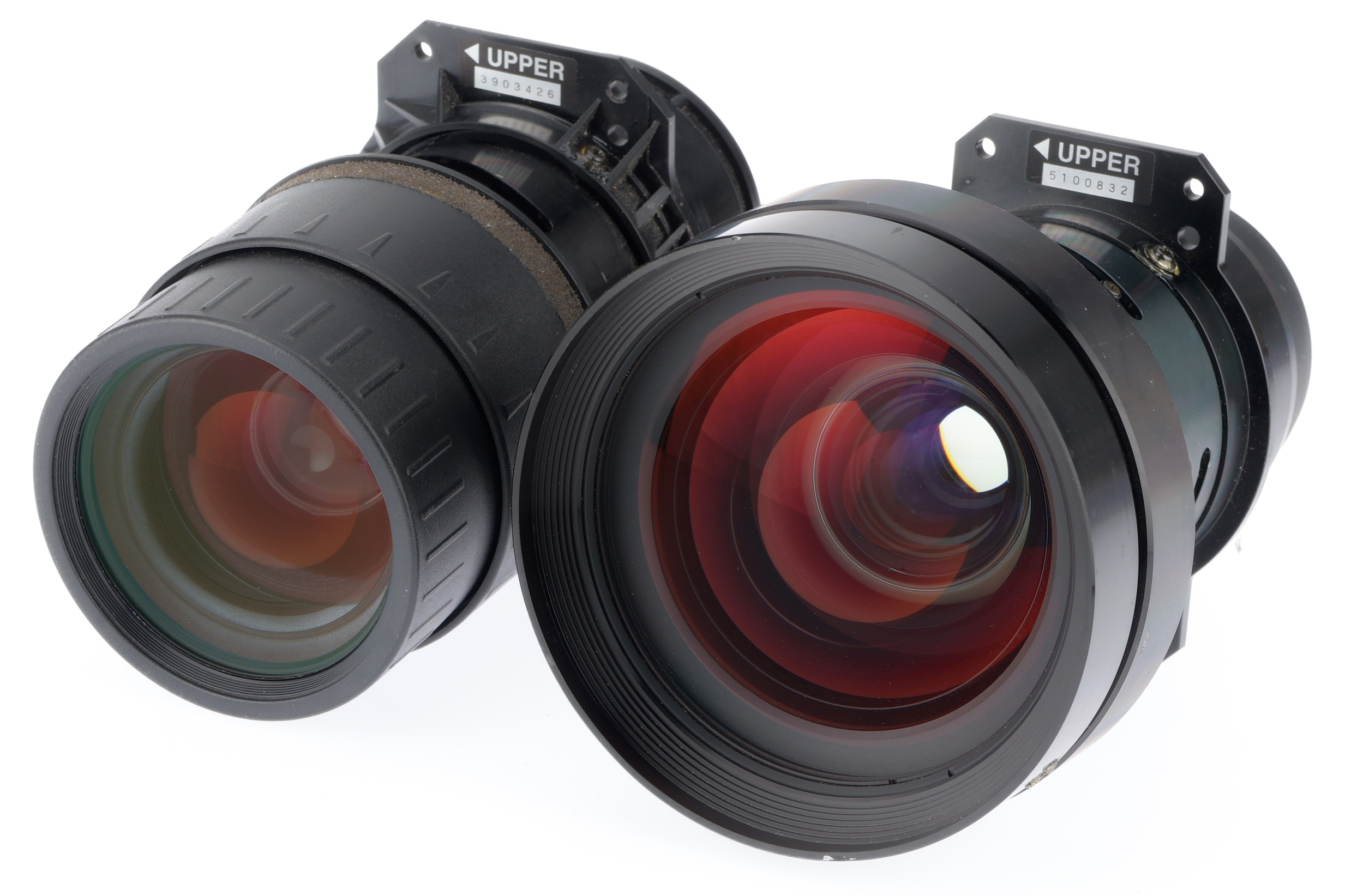 Lot 386 - A Pair of Projector Lenses,