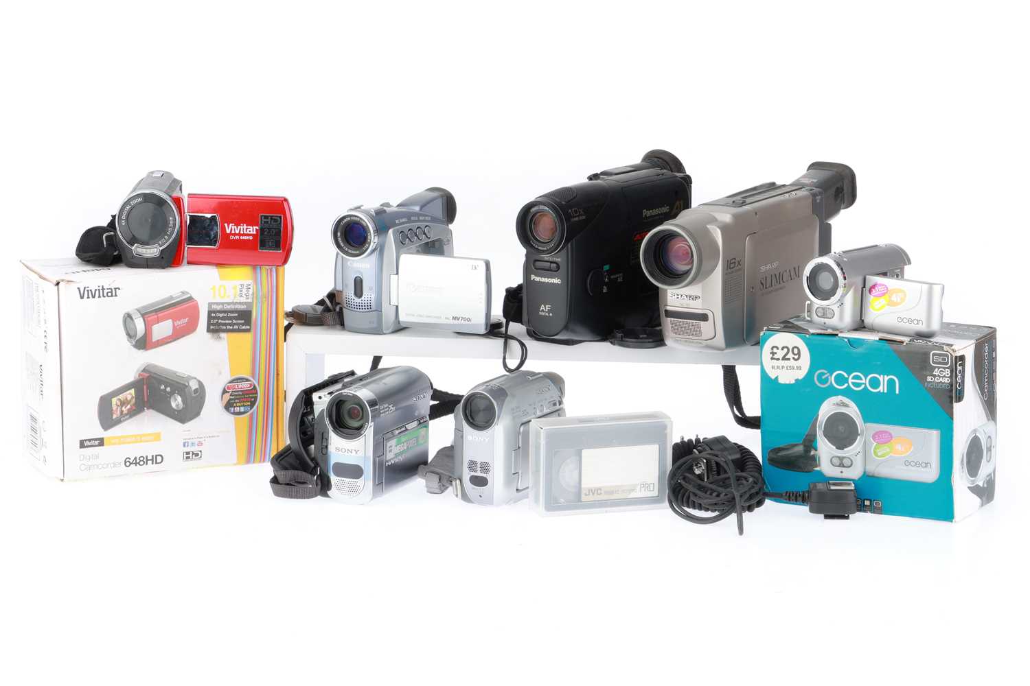 Lot 498 - A Selection of Camcorders