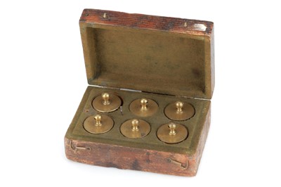 Lot 325 - Group of Brass Cylinder Weights