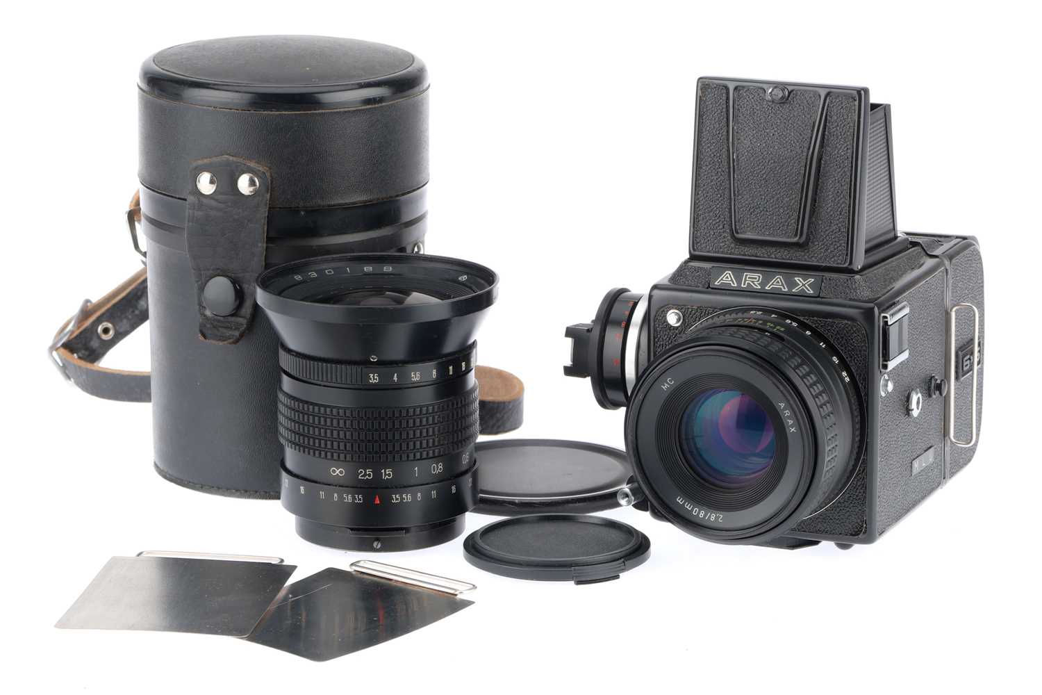 Lot 243 - A Kiev ARAX Medium Format Camera Outfit