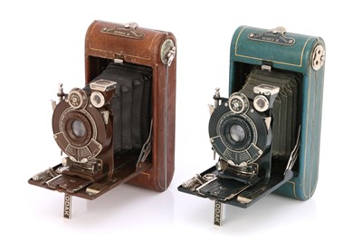 Lot 442 - Two Kodak Vest Pocket Kodak Series III Vanity Cameras