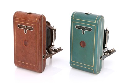 Lot 442 - Two Kodak Vest Pocket Kodak Series III Vanity Cameras