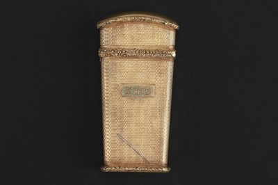 Lot 209 - Silver Gilt Lancet Case