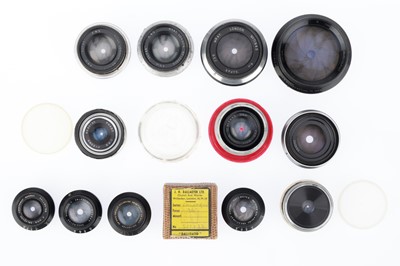 Lot 396 - A Selection of English Enlarging Lenses