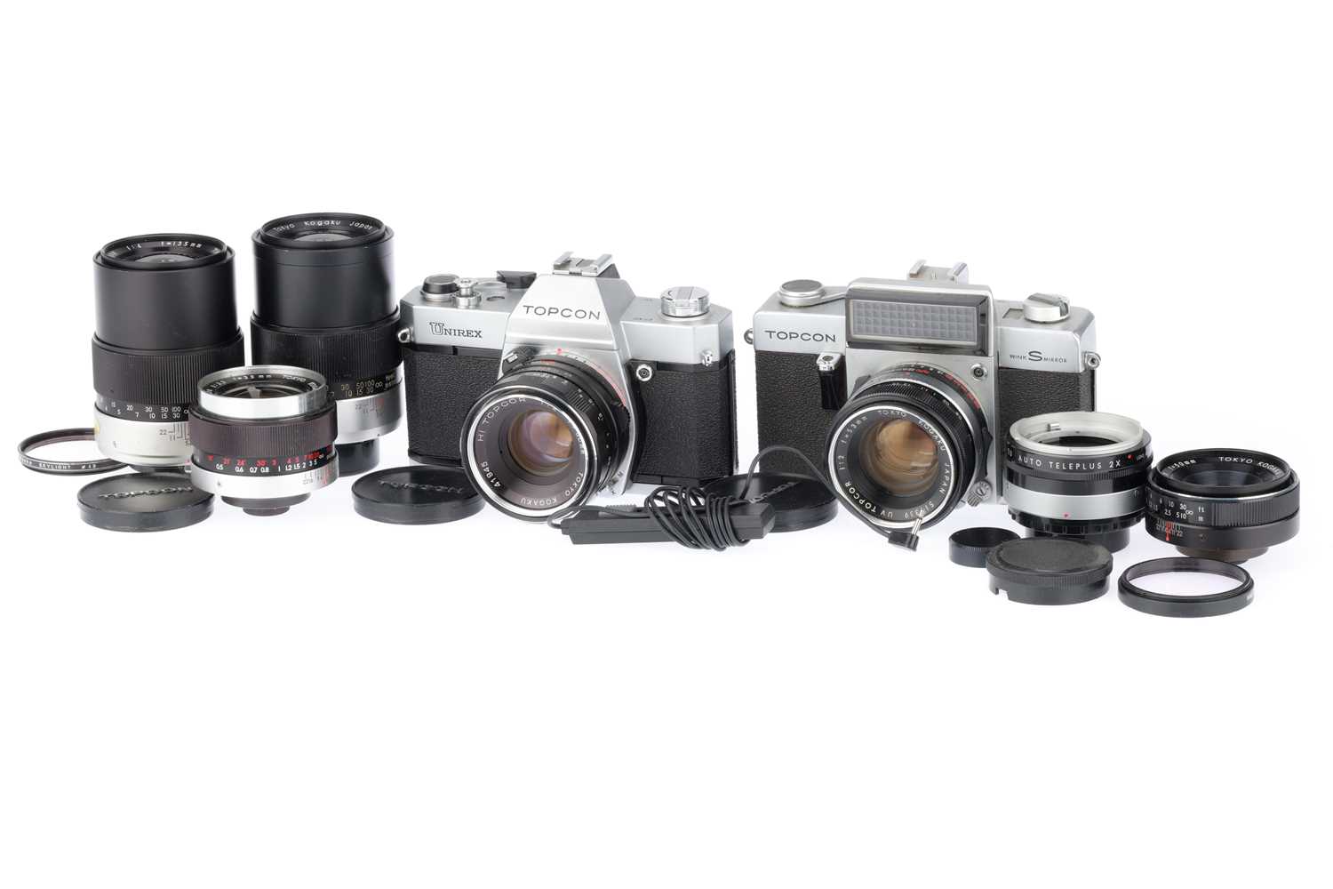 Lot 137 - A Pair of Topcon 35mm Camera Outfits