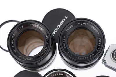 Lot 137 - A Pair of Topcon 35mm Camera Outfits