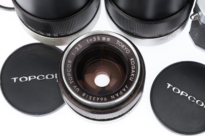 Lot 137 - A Pair of Topcon 35mm Camera Outfits