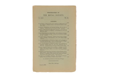 Lot 472 - Ramsay, William & J. Norman Collie, The Spectrum of the Radium Emanation