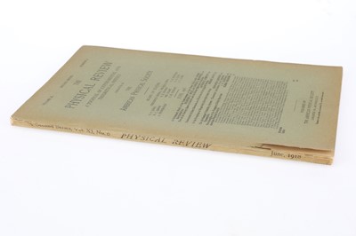 Lot 473 - Wick, Frances G. & Louise S. McDowell, A Preliminary Study of the Luminescence of the Uranyl Salts under Cathode Ray Excitation