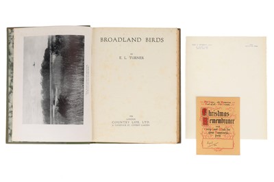 Lot 425 - Turner, E. L. Broadland Birds, Eric Hoskins Copy