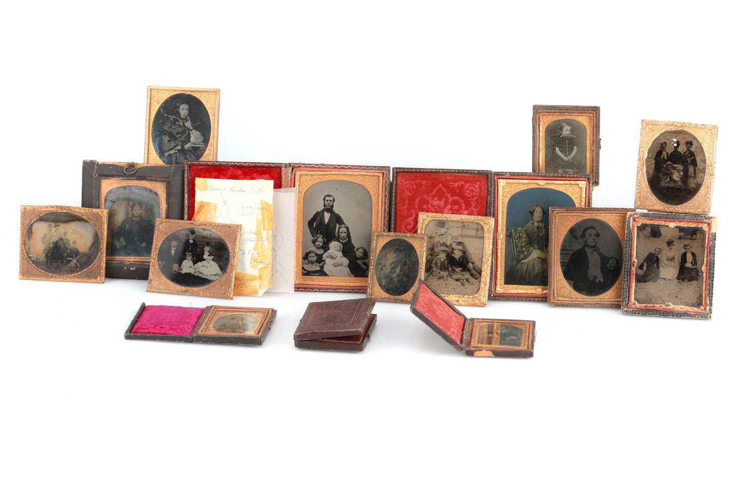 Lot 6 - A Collection of 15 Ambrotypes,