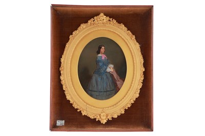 Lot 8 - 4 Painted Photographic Portraits