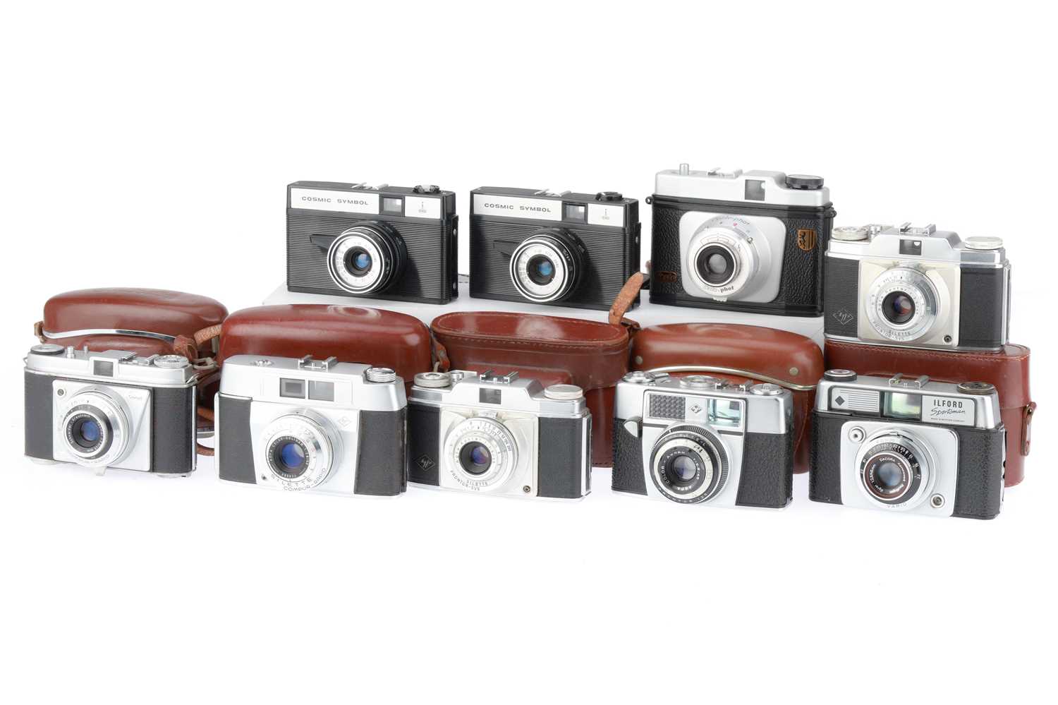 Lot 308 - A Selection of Fixed Lens Cameras,