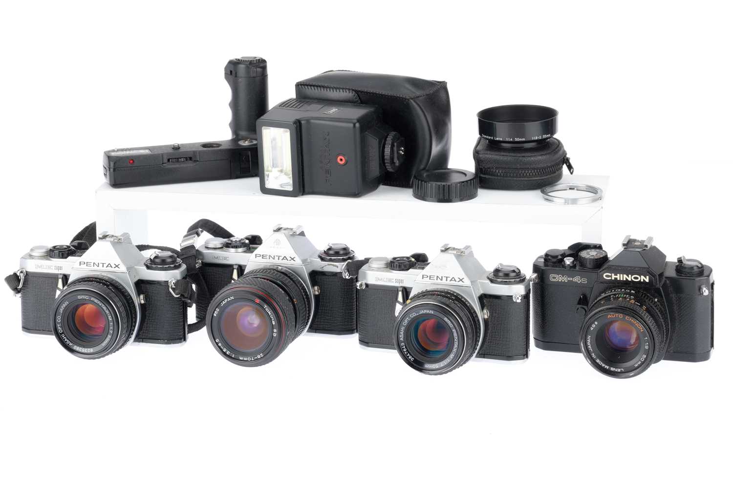 Lot 310 - A Group of K-Mount Cameras,