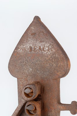 Lot 393 - Steelyard Rod with Weight and Hooks