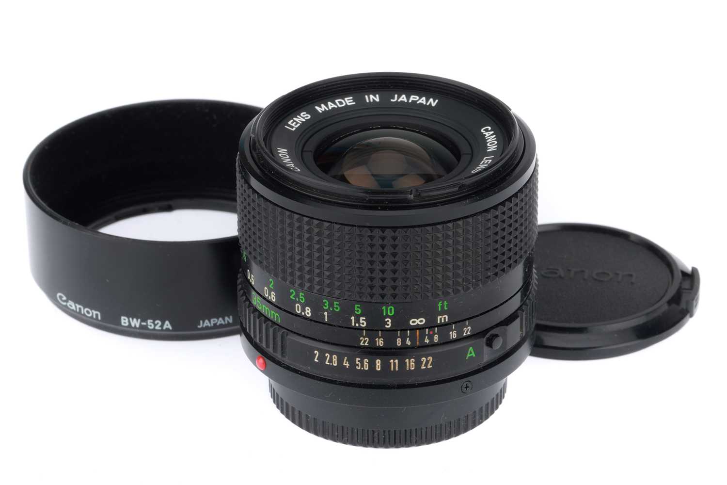 Lot 450 - A Canon FD f/2 35mm Lens