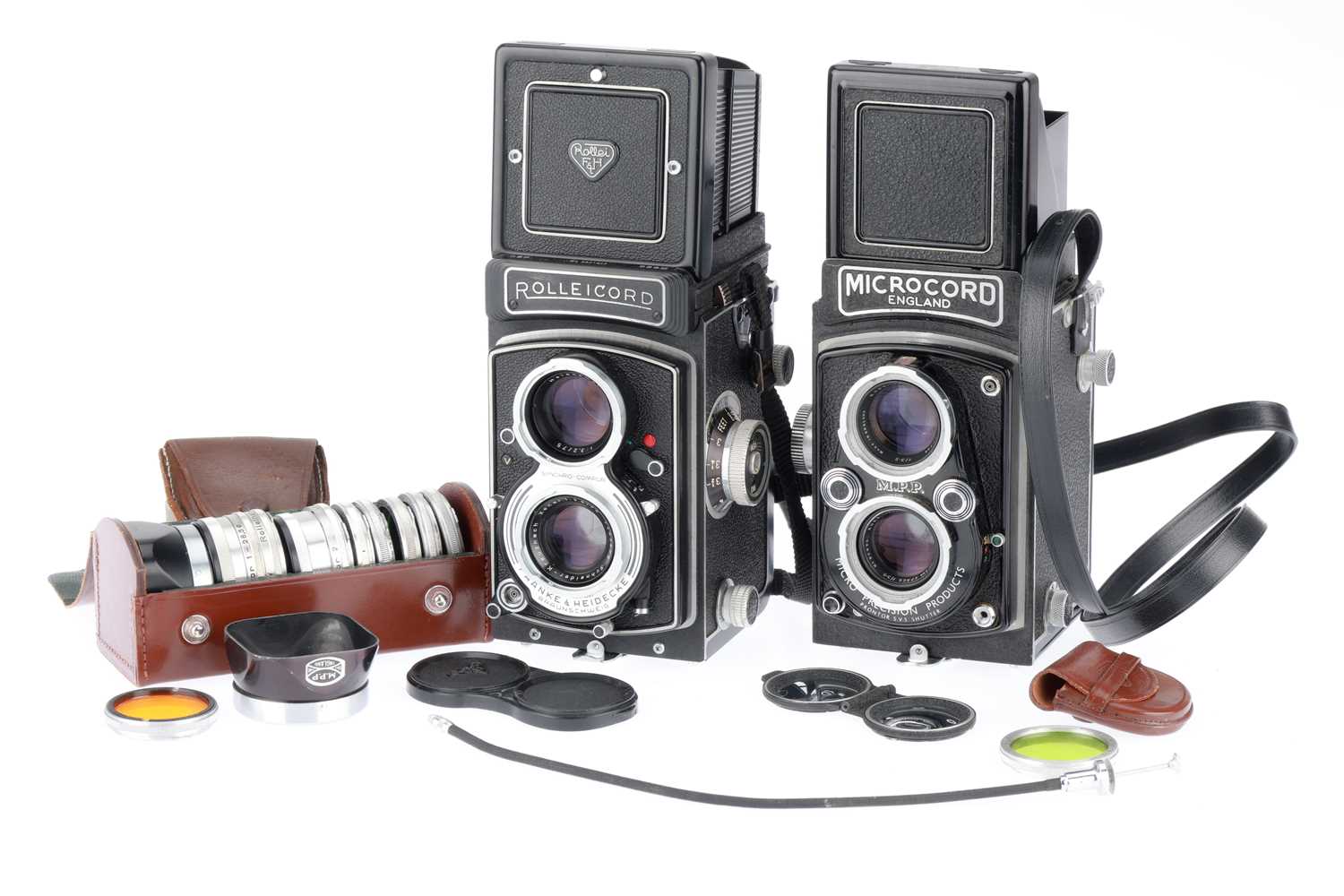 Lot 247 - A Rolleicord TLR and Microcord TLR Camera