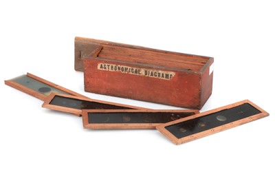 Lot 88 - Cased Set of 13 Astronomical Magic Lantern Slides