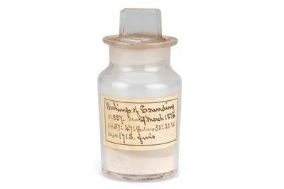 Lot 263 - Glass Bottle Containing Soundings from the H.M.S. Challenger Expedition, 1876