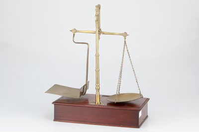 Lot 392 - Set of Brass Postal Scales