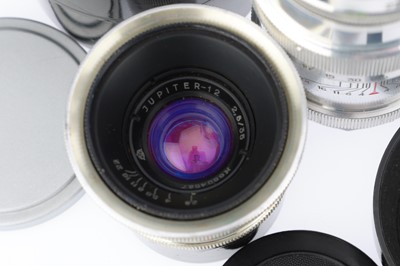 Lot 111 - A Group of Soviet SLR Cameras