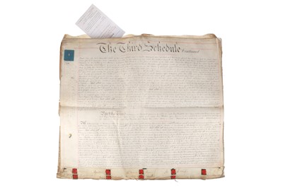 Lot 125 - Large Handwritten Legal Document Relating to the Byron Family