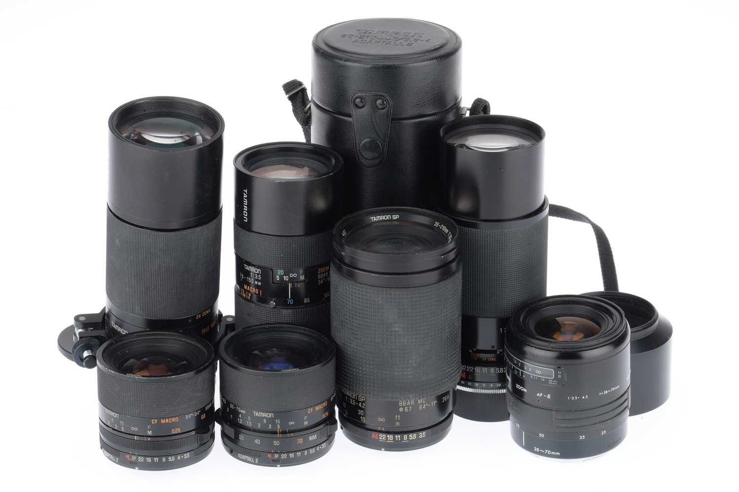 Lot 426 - A Selection of Tamron Lenses,